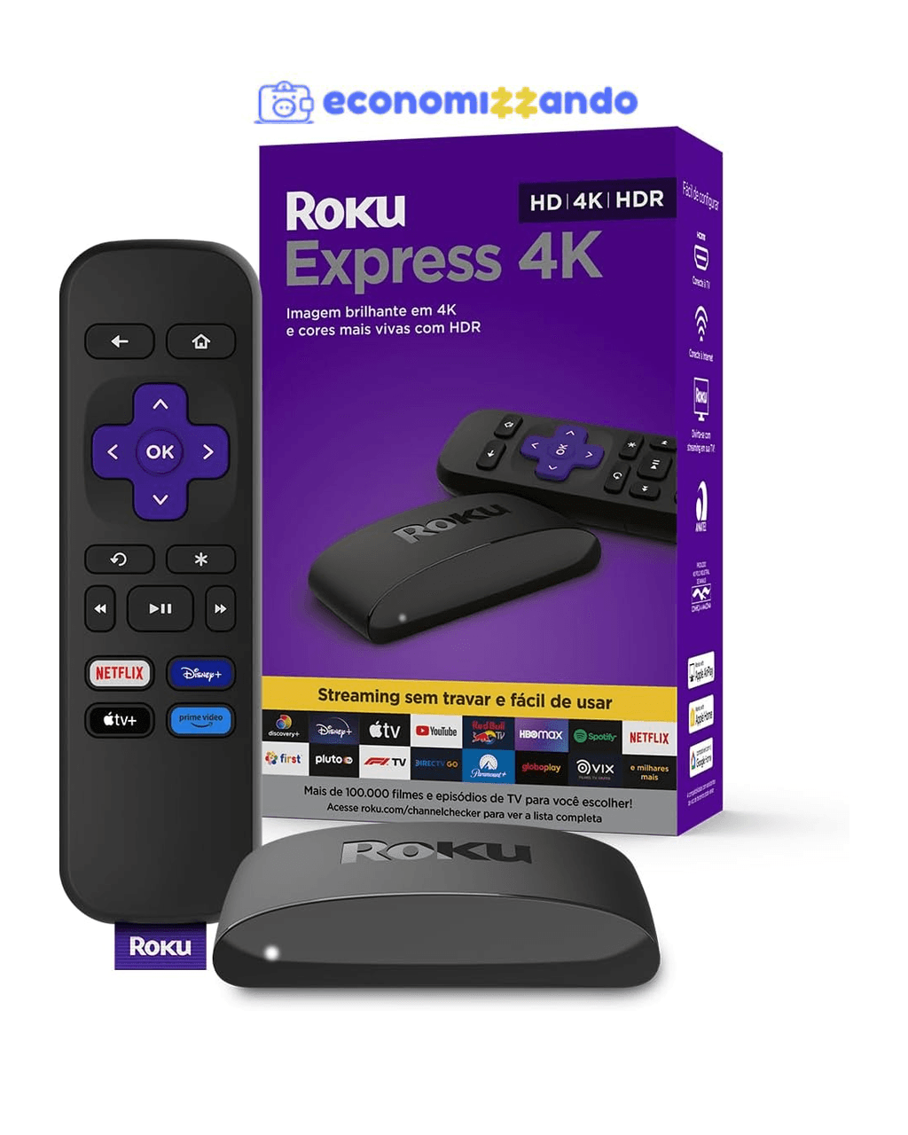 Roku Express 4K | Dispositivo de streaming