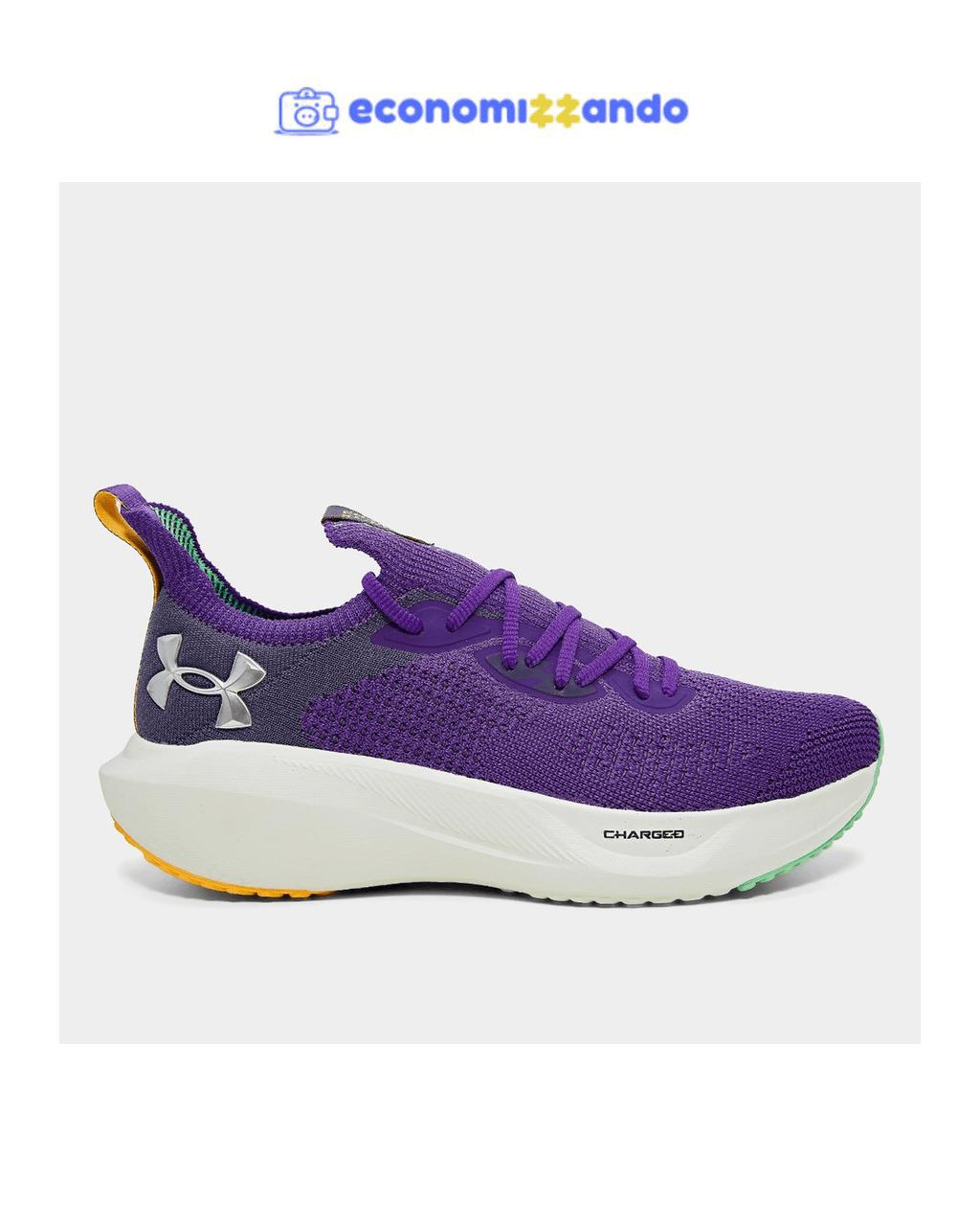 Tênis Under Armour Ch.Slight 3 Masculino - Roxo+Branco