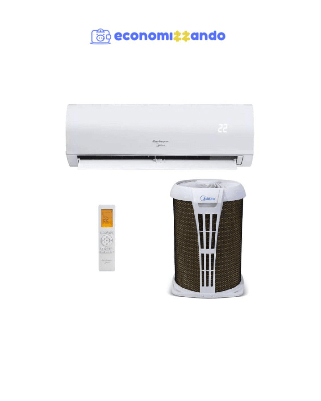 Ar Condicionado Split Hi Wall Springer Midea AirVolution 9000 BTUs Frio 42AFFCI09S5 - 220V