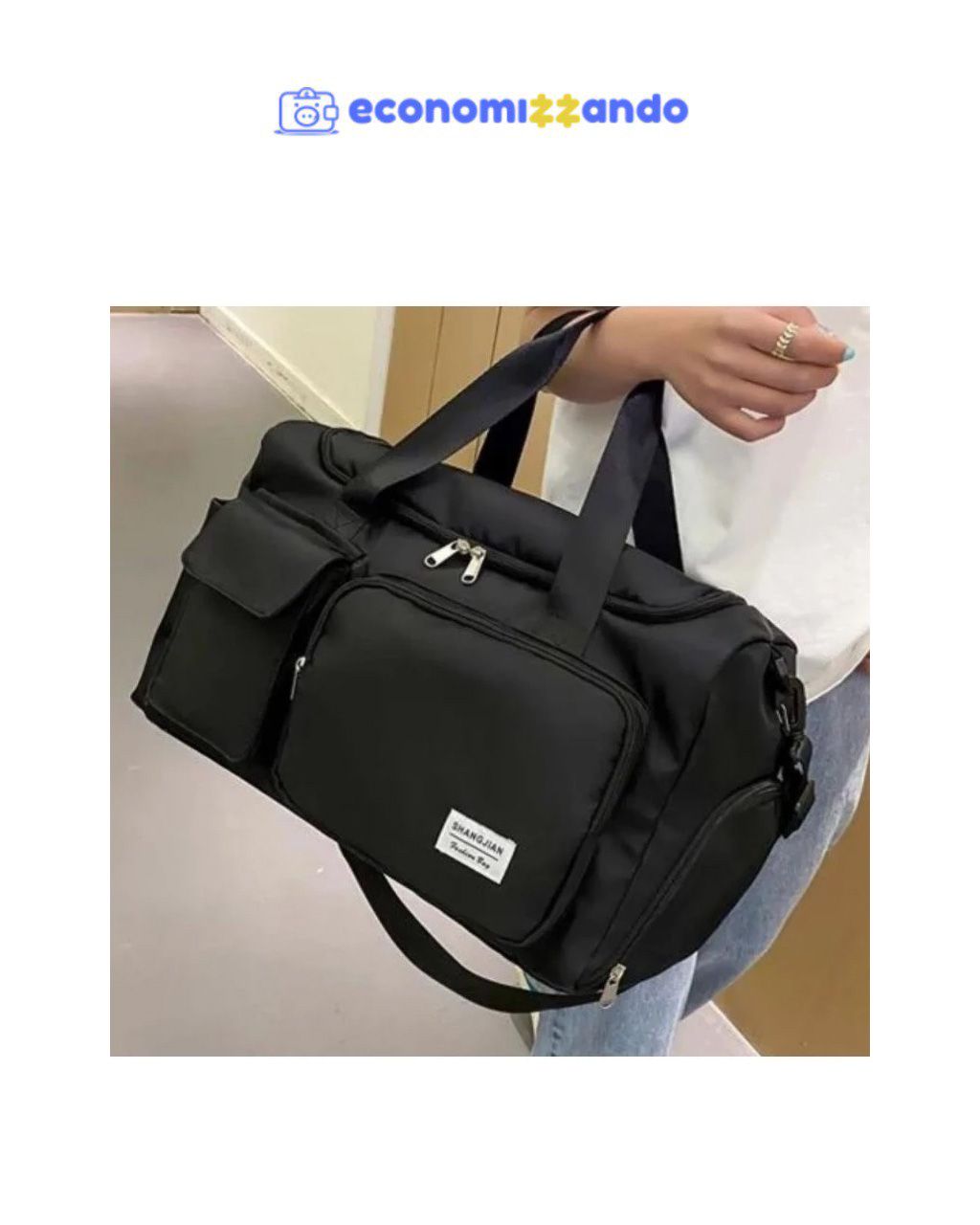 Bolsa Mala de Viagem Multifuncional de Grande Capacidade Resistente e Impermeável
