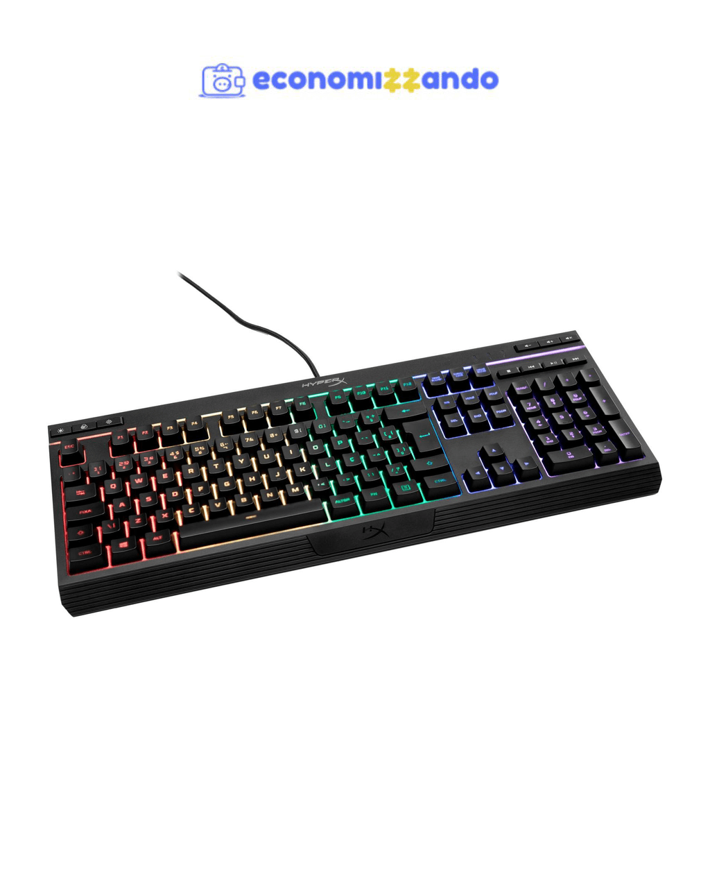 Teclado HyperX Alloy Core USB ABNT 2 - Preto
