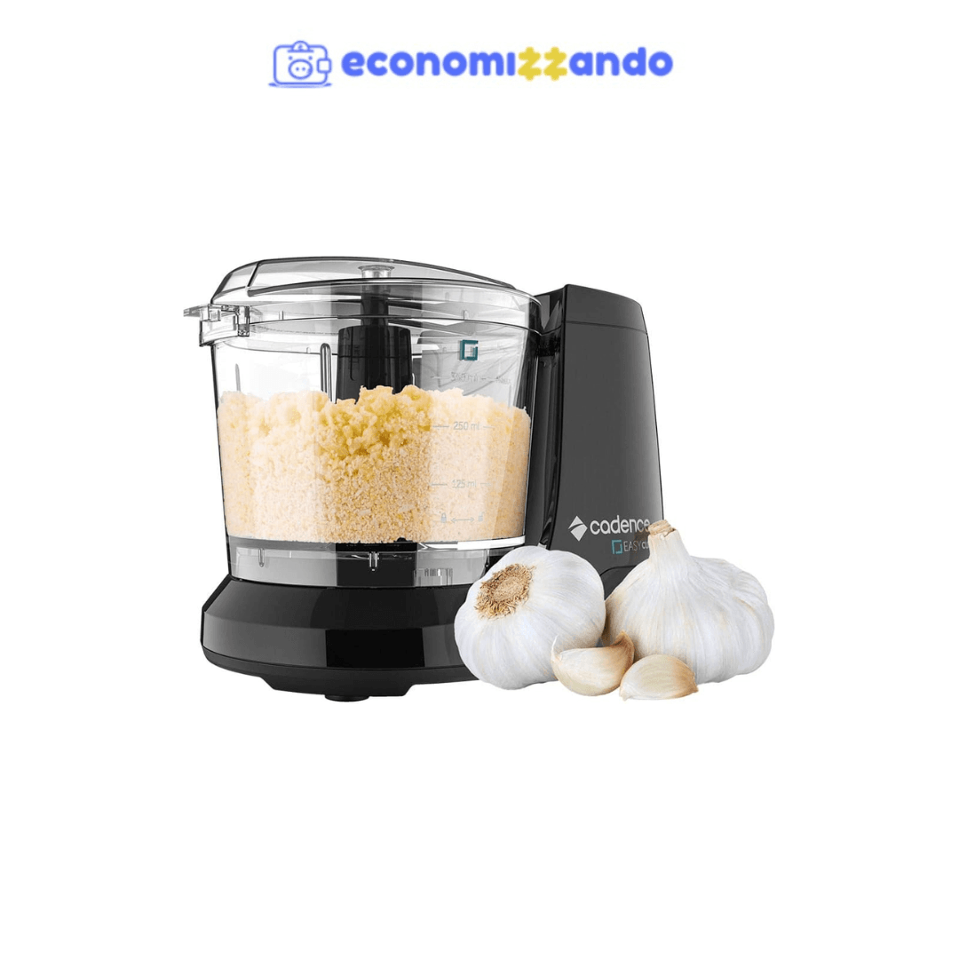Miniprocessador Easy Cut, Preto, 110v, Cadence