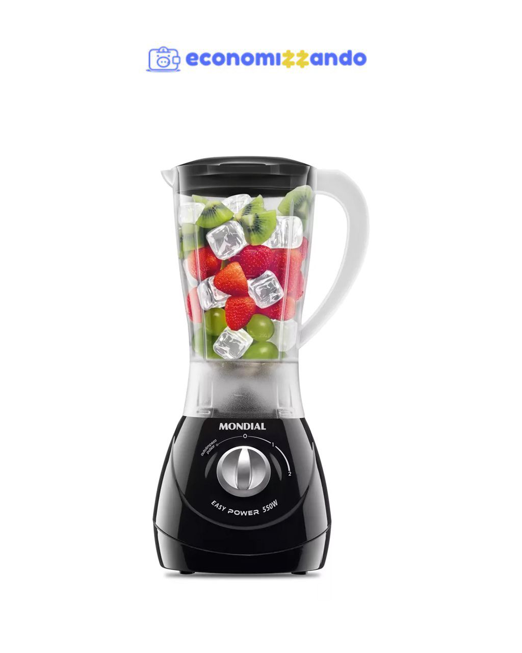 Liquidificador Easy Power Mondial Preto 550W L-550-B - 220V