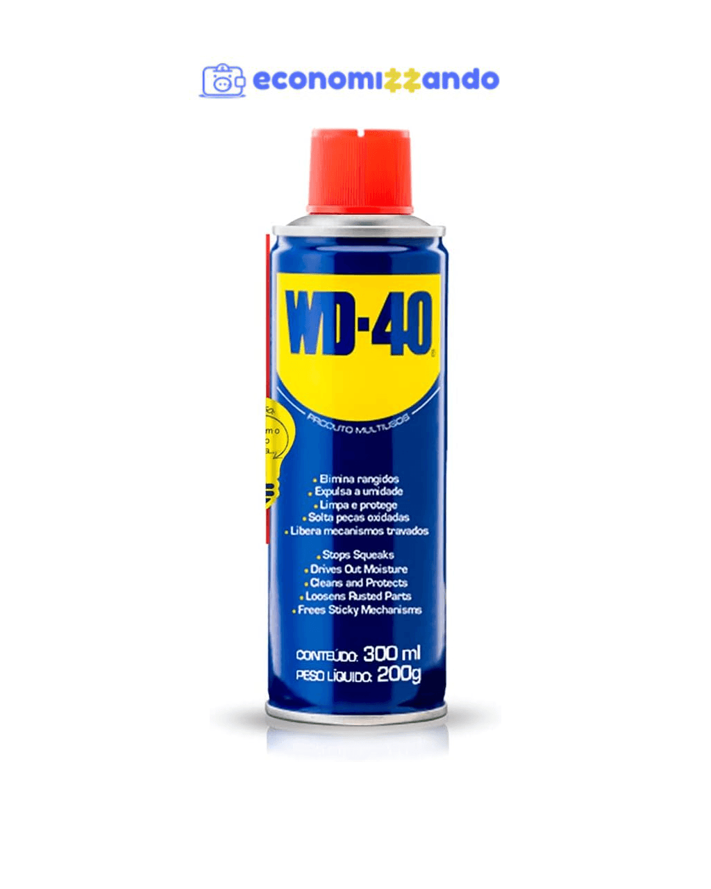 WD-40 Spray Multiuso Tradicional Aerossol 300ml