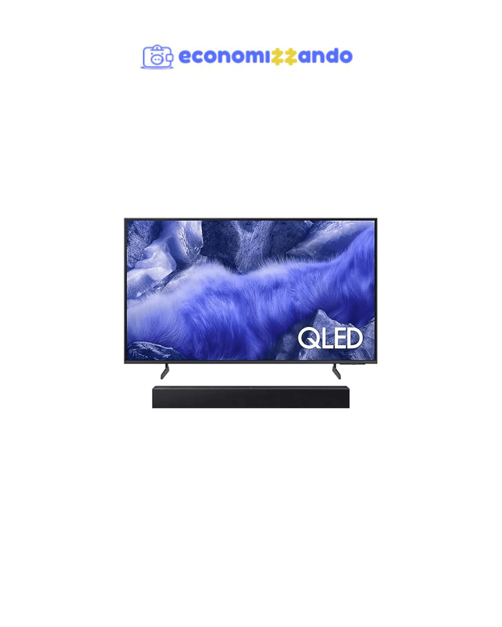 Samsung Combo Vision AI TV 43" QLED 4K QEF1 2025 + Soundbar HW-B400F/ZD
