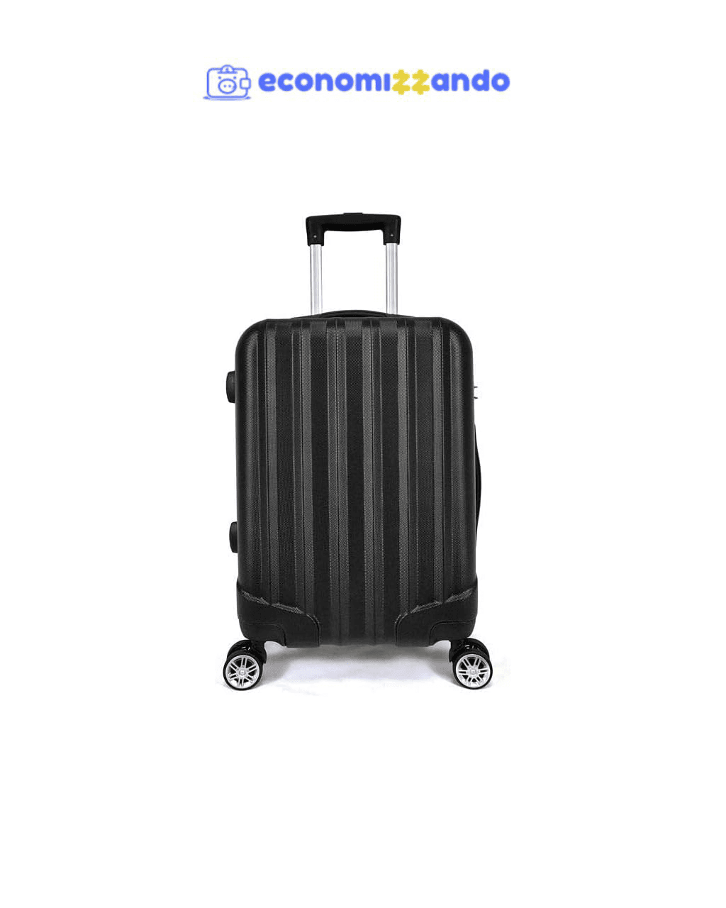 Mala de Bordo ABS 4 Rodas Adventure Fortt Preto - MAB01-PT