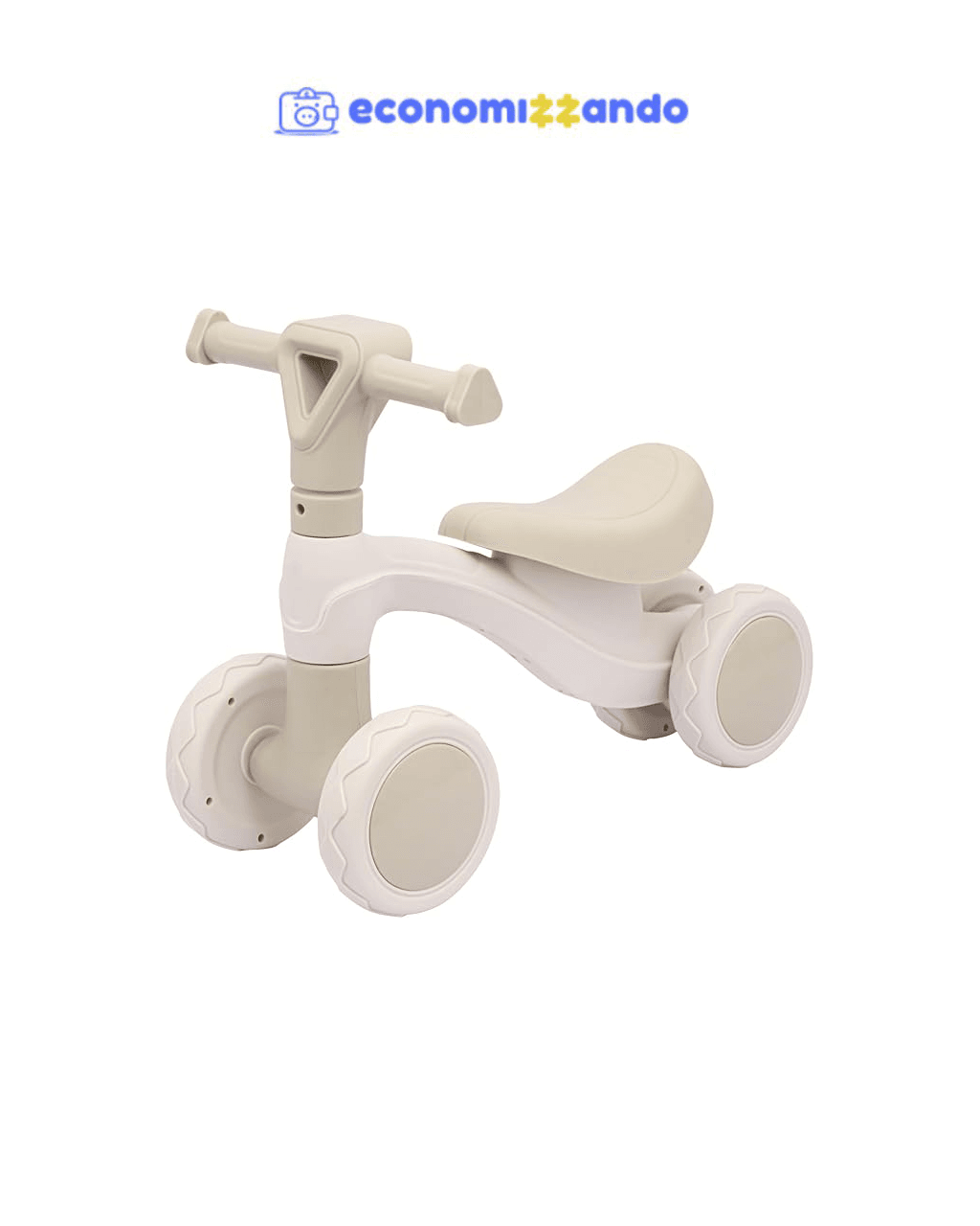 Bicicleta Andador Equilíbrio Sem Pedal 4 Roda Zippy Toys