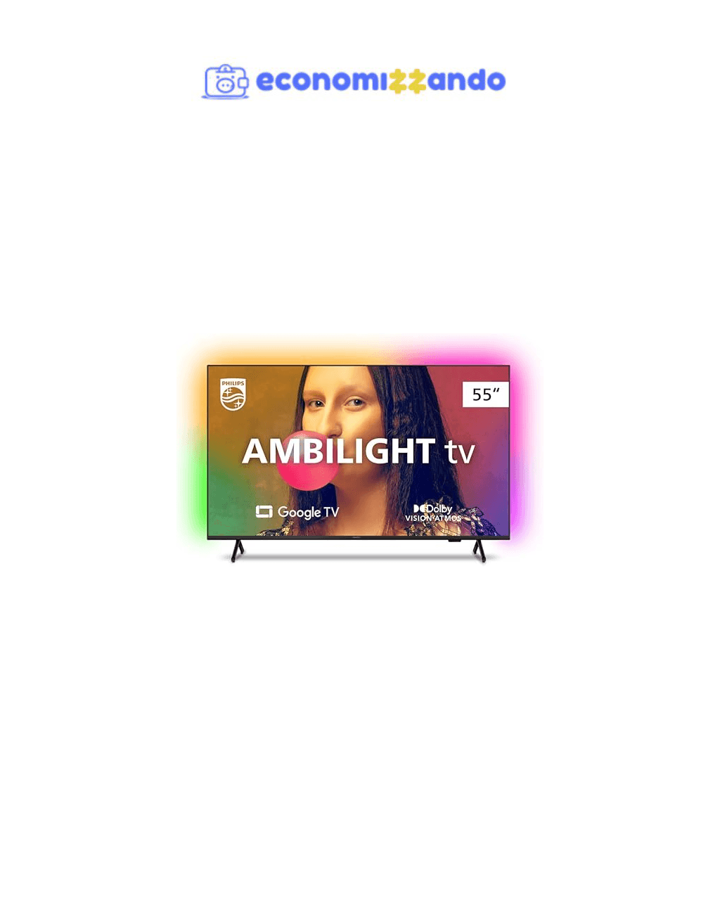 Smart TV Philips Ambilight 55" 4K 55PUG7908/78