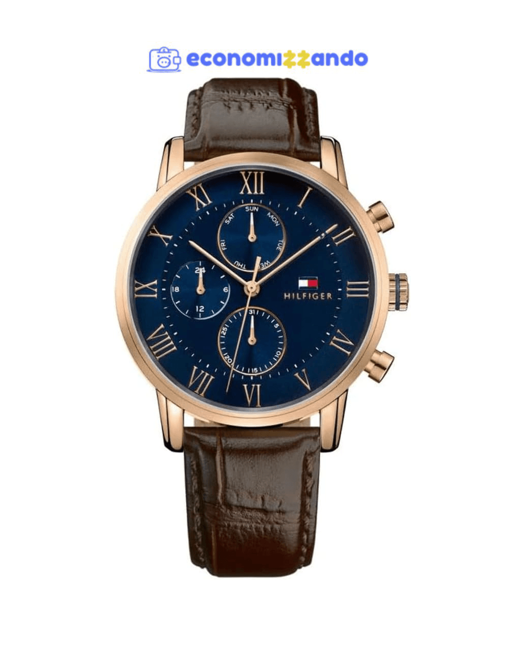 Tommy Hilfiger Relógios masculinos de quartzo 3H – Resistente à água até 3 ATM/30 metros