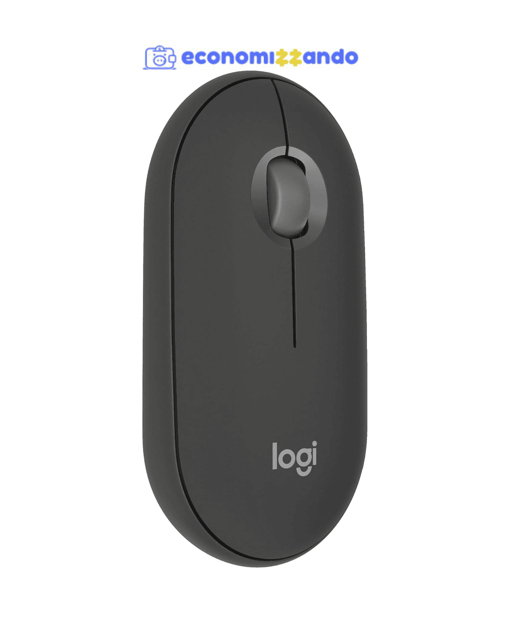 Mouse sem fio Logitech Pebble 2 M350s com Clique Silencioso