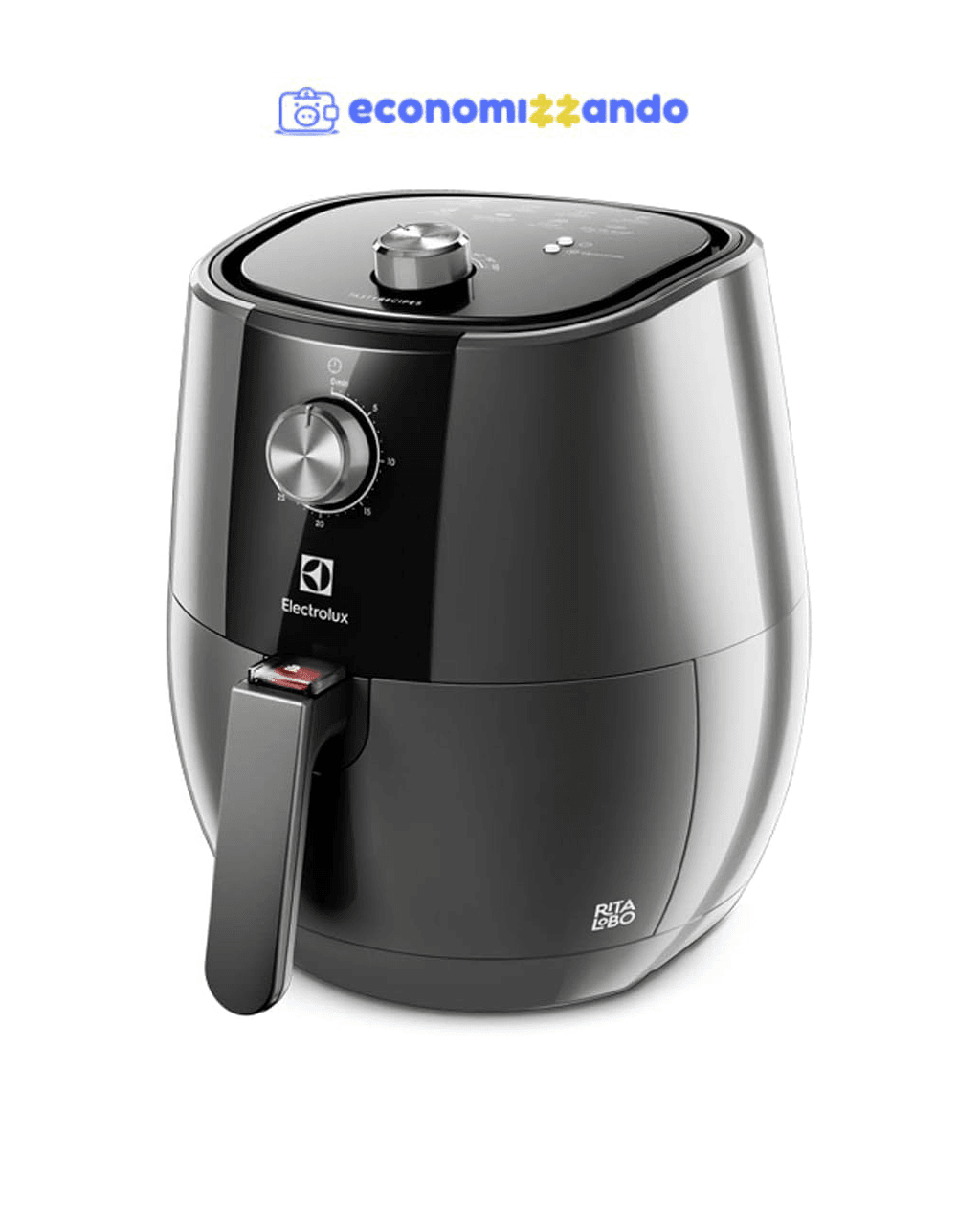 Fritadeira Elétrica sem oleo Electrolux Airfryer 4L 1400W EAF30 grafite 127v