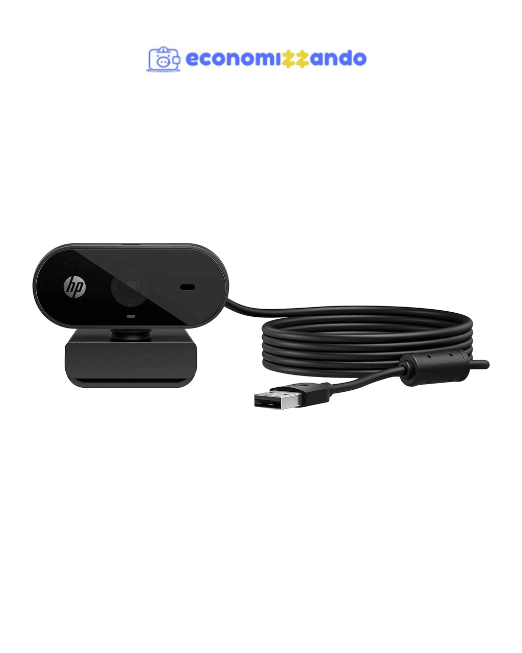 Webcam 1080p HP 320 - com Microfone Integrado e Rotação 360 (53X26AA