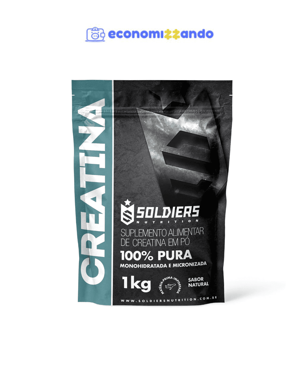 Creatina Monohidratada 1Kg - Soldiers Nutrition