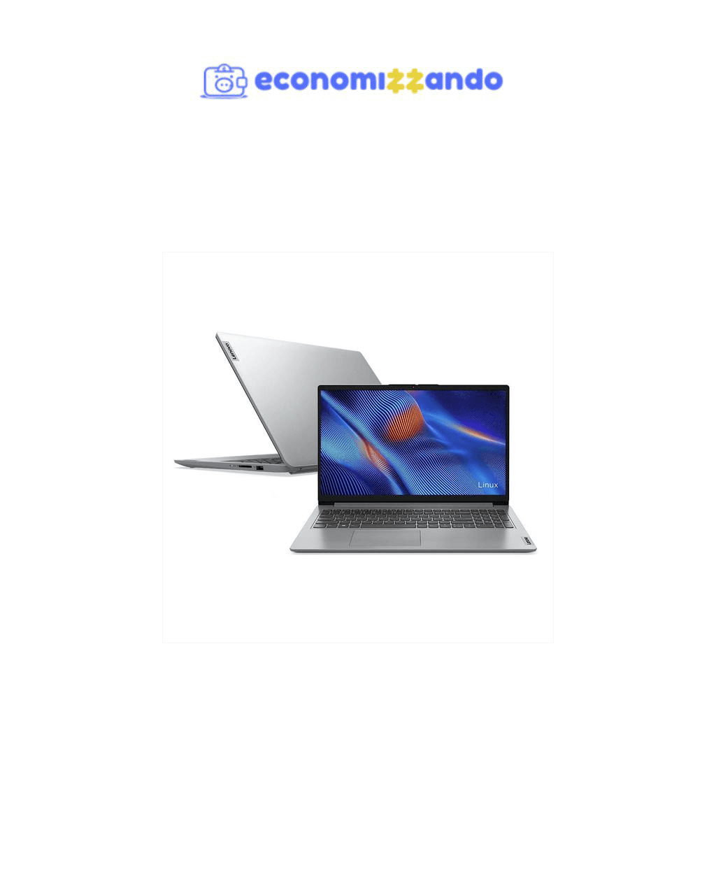 Notebook Lenovo IdeaPad 1 R3-7320U 4GB 256GB SSD