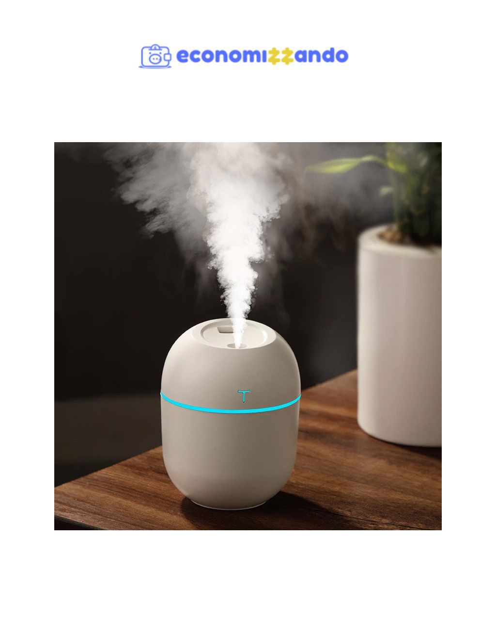 IndicadoMini Umidificador Difusor Aromatizador Egg Portátil 