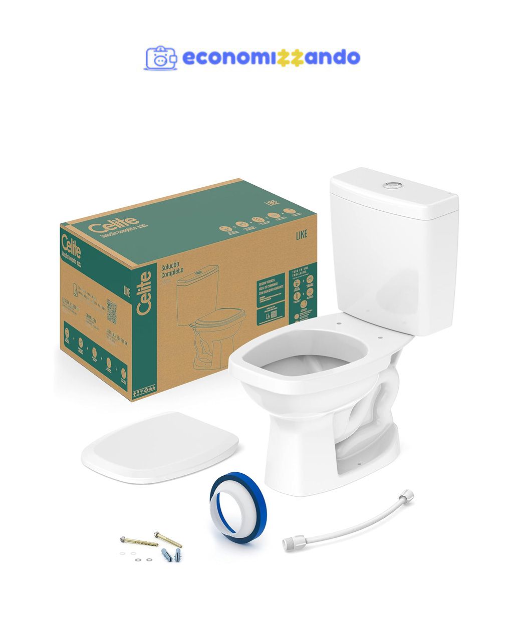Celite 1647230010300 - 36 x 61 x 74 cm, Branco