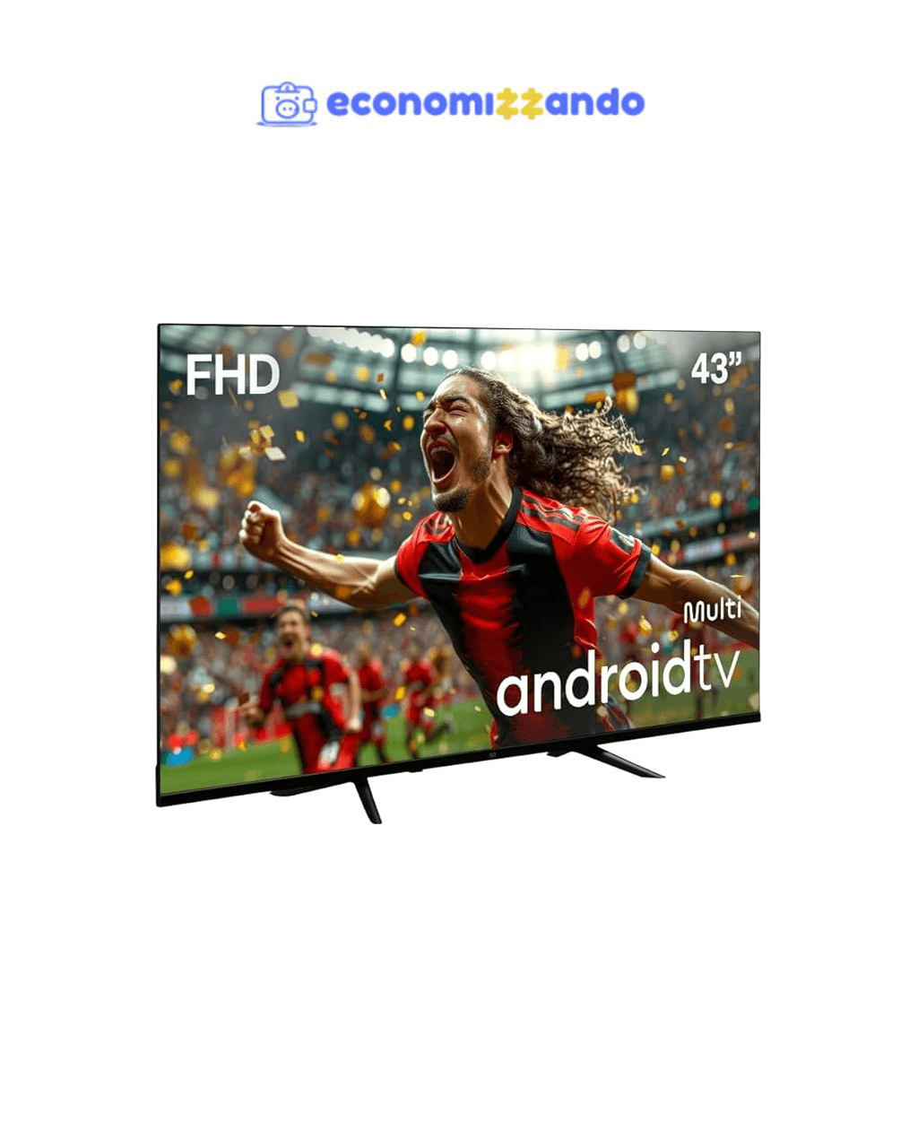Smart TV DLED 43 Full HD Multi Essencial Android 11 