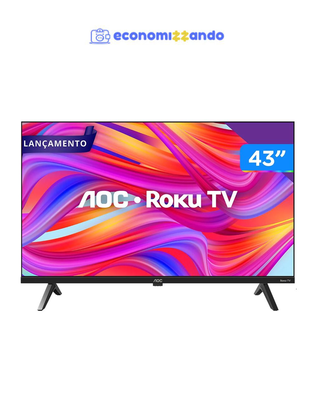 Smart TV 43" Full HD DLED AOC 43S5045/78G 