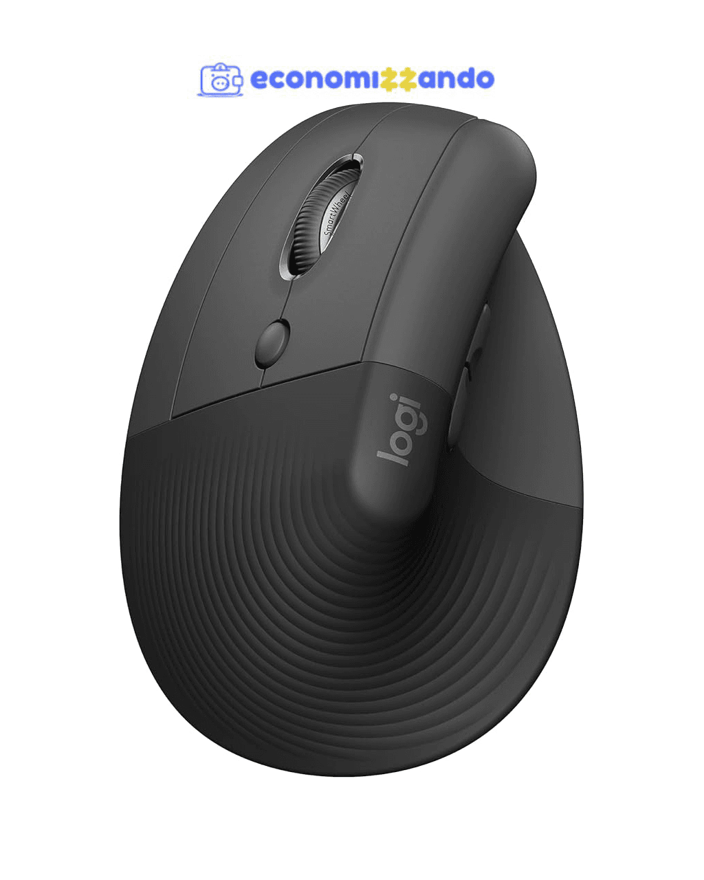 Logitech Mouse Sem Fio Lift para Canhotos - Design Ergonômico