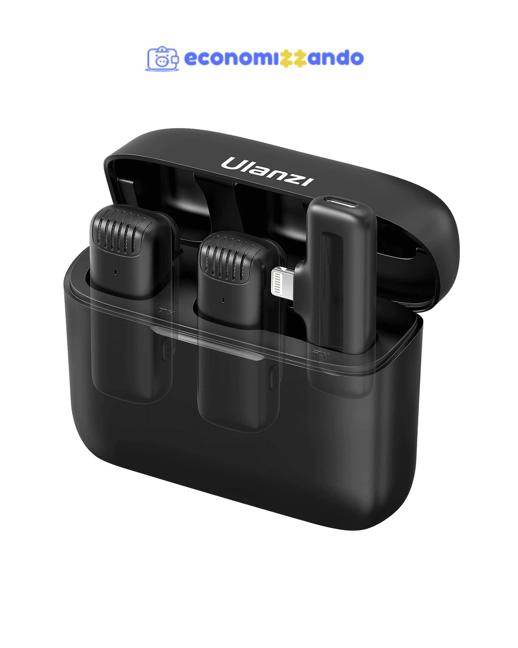 Microfone de Lapela sem fio Ulanzi J12 