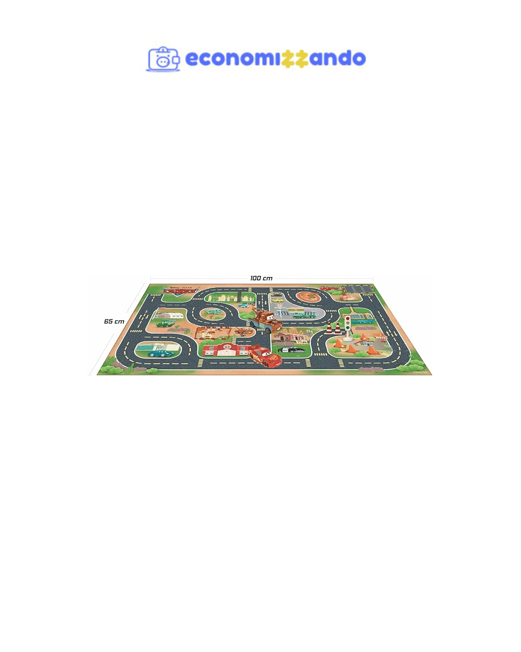 Kit com Tapete Veículos e Acessórios Toyng - Disney