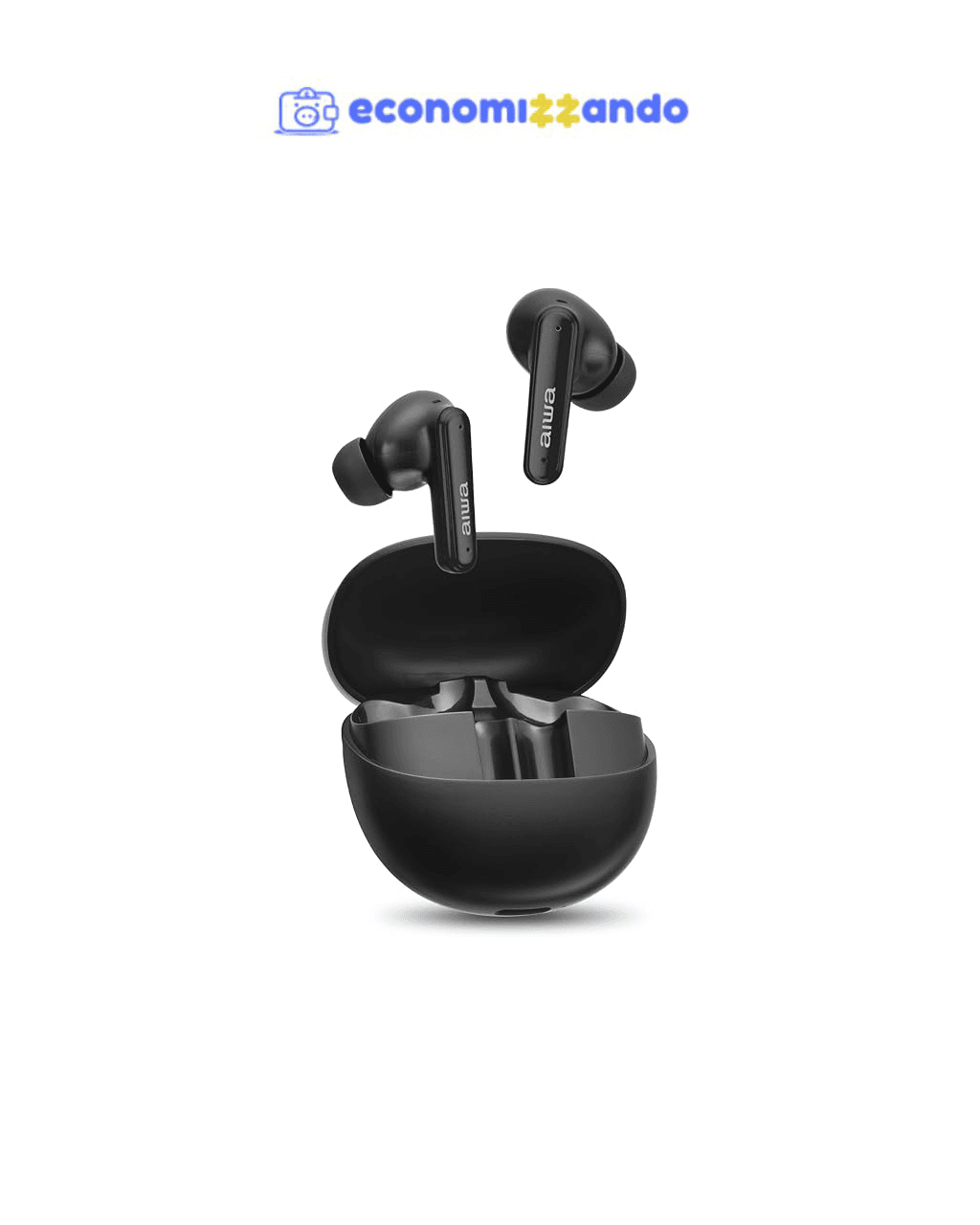 Fone de Ouvido Eardbud AIWA AWS-EB-04-B IPX4 ANC
