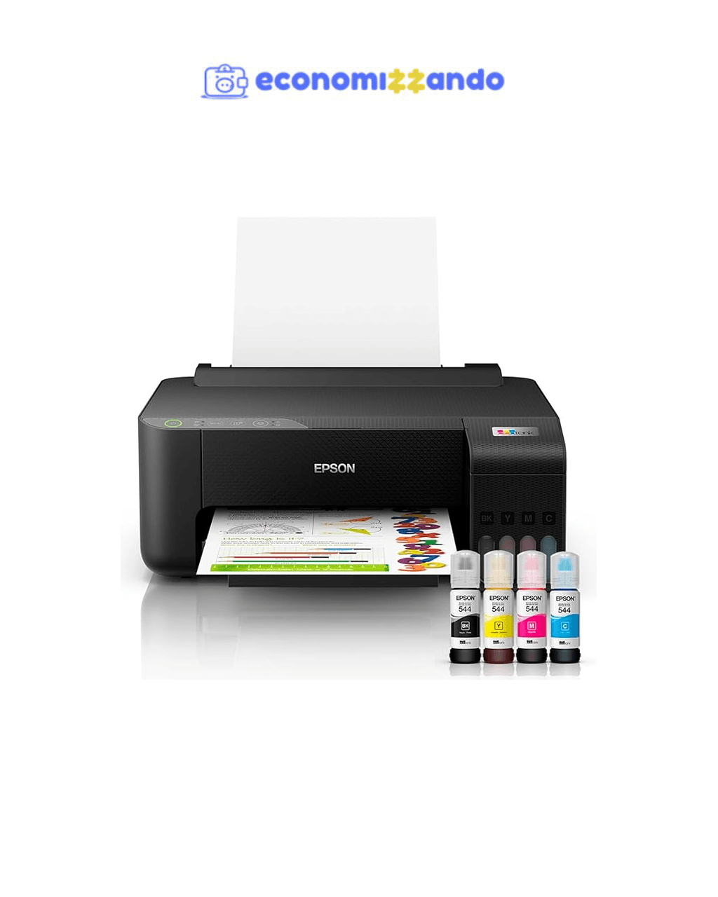 Impressora Epson EcoTank L1250 - Tanque de Tinta Colorida Wi-Fi Direct