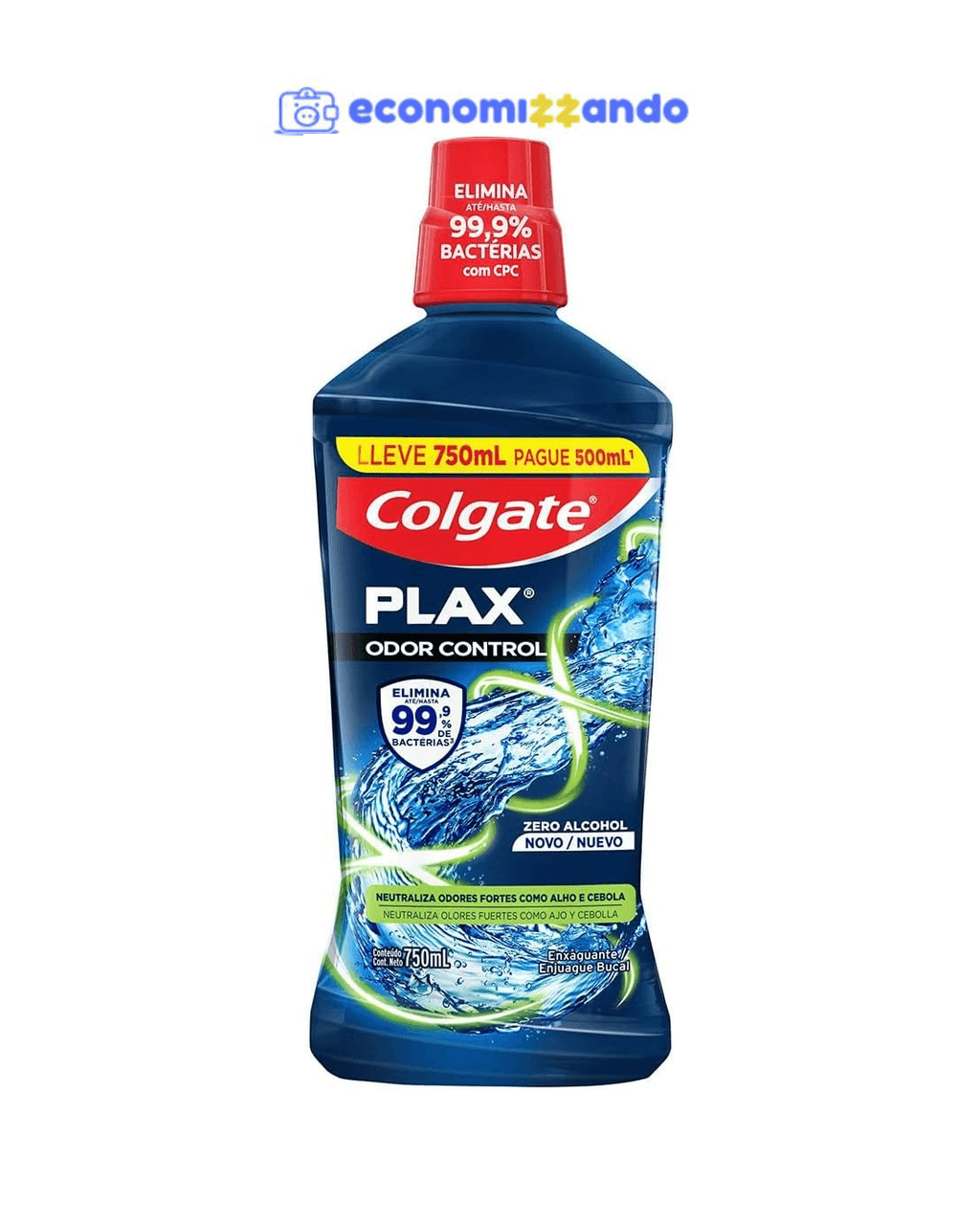 Enxaguante Bucal Colgate Plax Odor Control 750m
