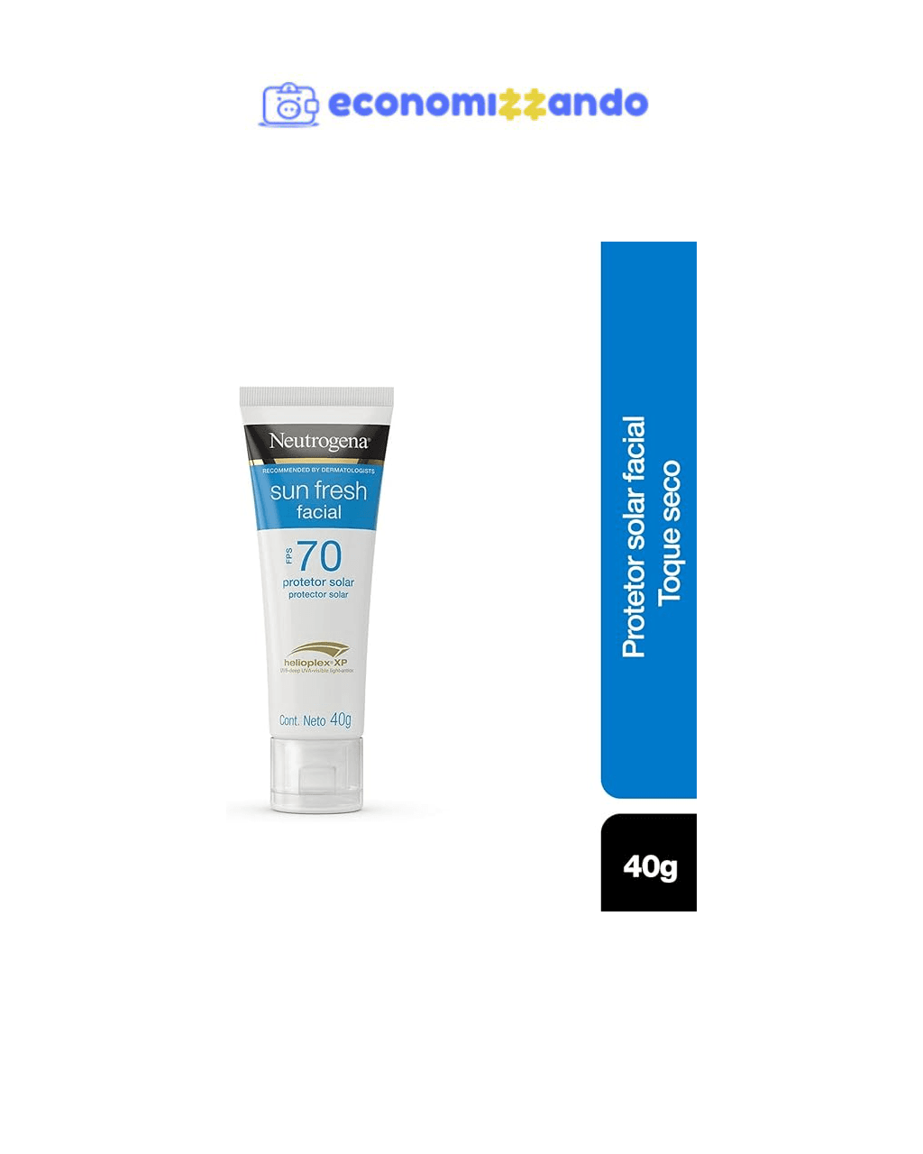 Neutrogena Sun Fresh Protetor Solar Facial FPS 70 40g