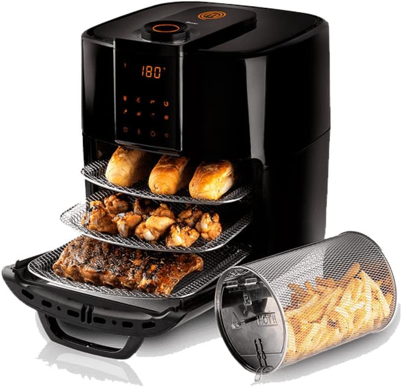 Fritadeira Elétrica Masterchef Oven By Mallory 12 Litros Com 1700W Multi Função Air Fryer, Forno e Desidratador 127v