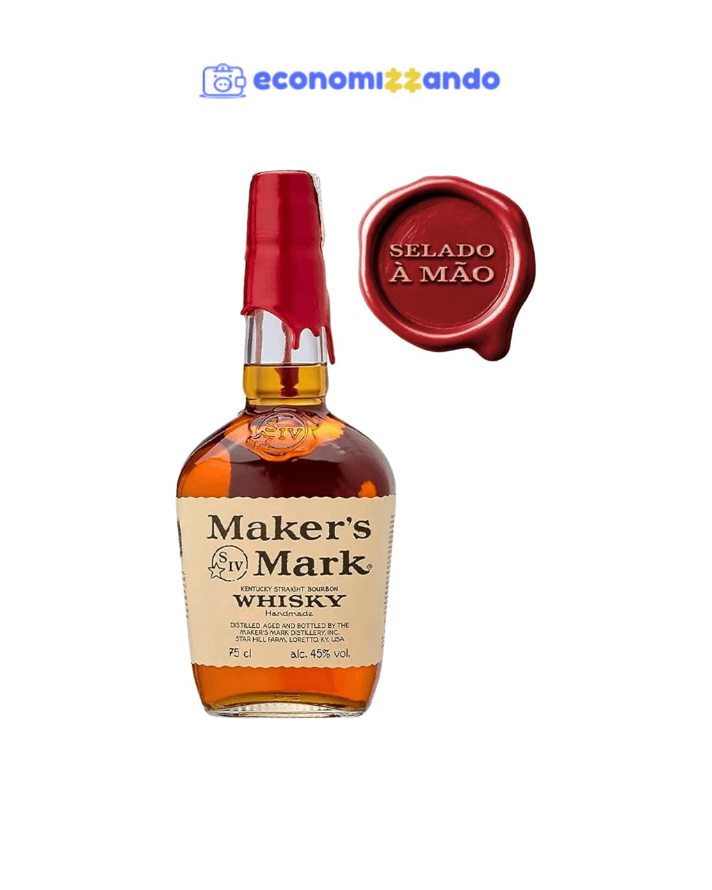 Whiskey Bourbon Americano Maker's Mark 750ml ABV 45%