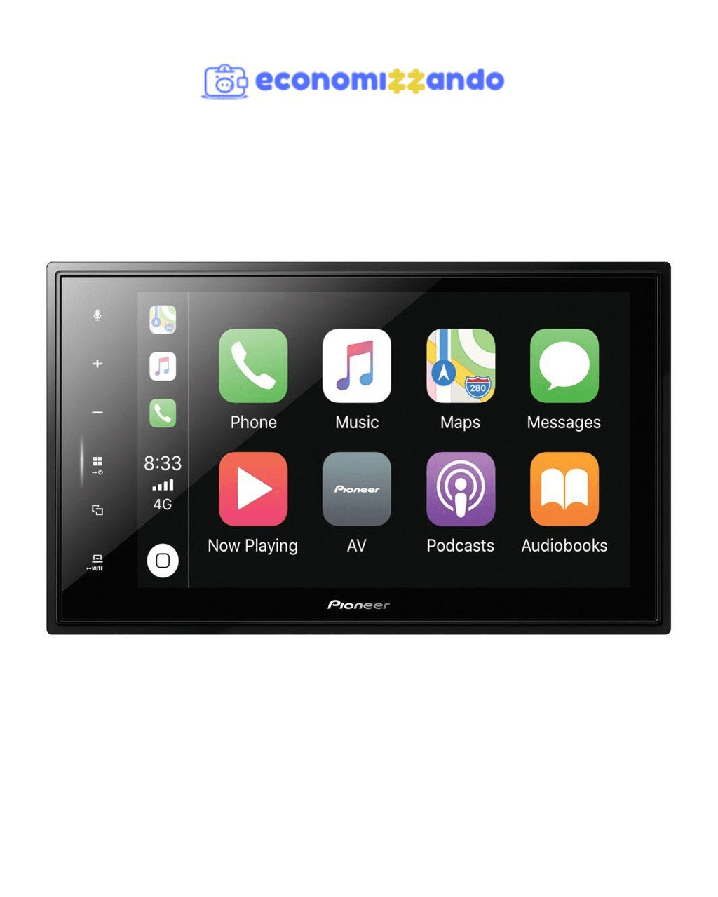 Central Multimídia Pioneer DMH-ZS8280TV - Bluetooth Touch 8” USB