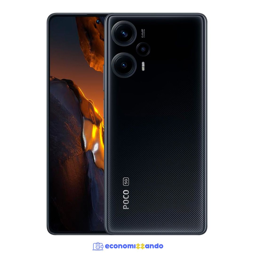 Smartphone Xiaomi Poco F5 com processador Snapdragon 7+ Gen 2 Dual SIM 5G 12gb Ram 256gb Rom (Black)