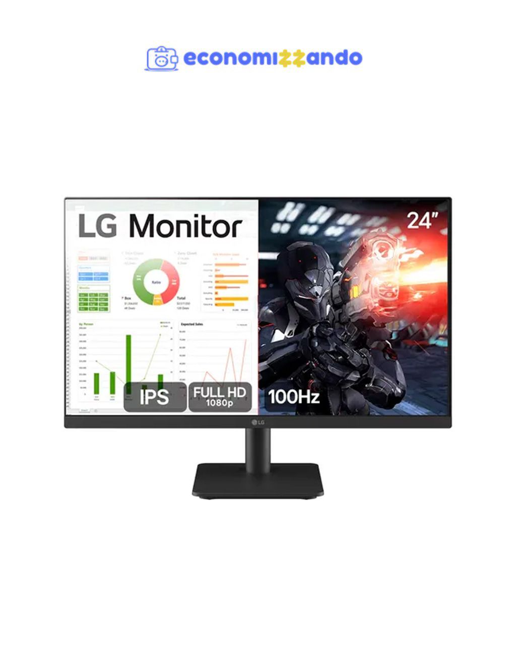 Monitor Gamer LG 24 Full Hd 100hz 5ms Ajuste De Inclinação