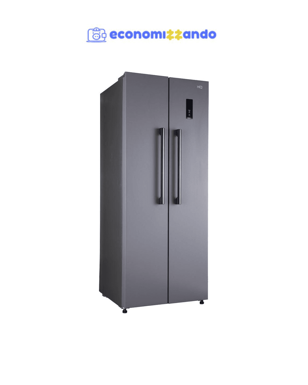 Geladeira Refrigerador HQ Frost Free Side by Side 460 Litros Cinza HQ