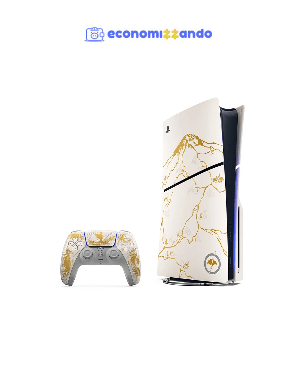 Pré-venda - Console PS5 Slim – Edição Limitada Ouro Ghost of Yōtei 