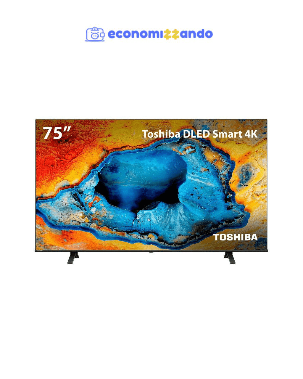 Smart TV DLED 75 4K Toshiba 75C350NS