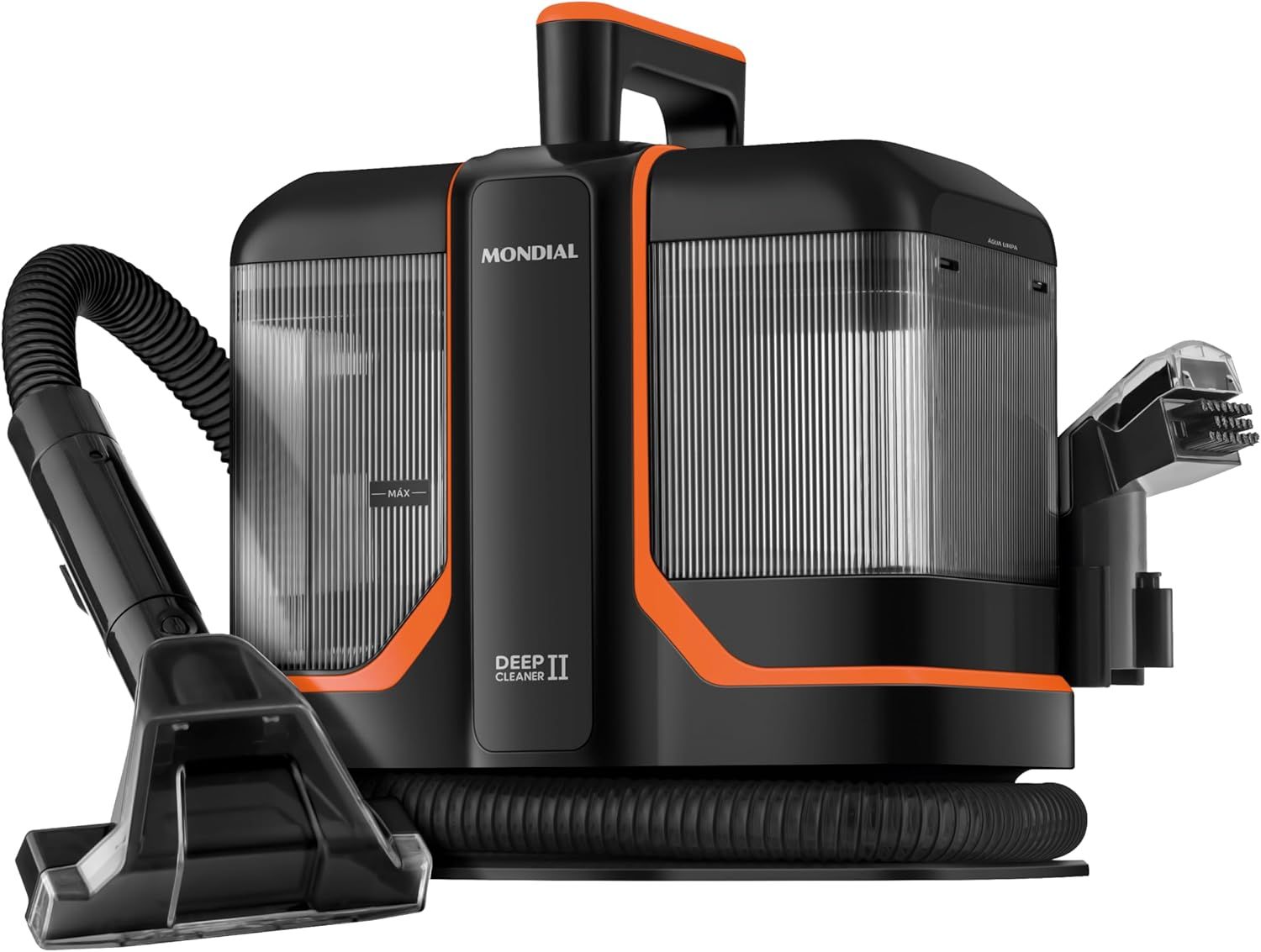 Extratora e Higienizadora Portátil Deep Cleaner II, Mondial, Preto/Laranja, 1800W - EXP-02-O
