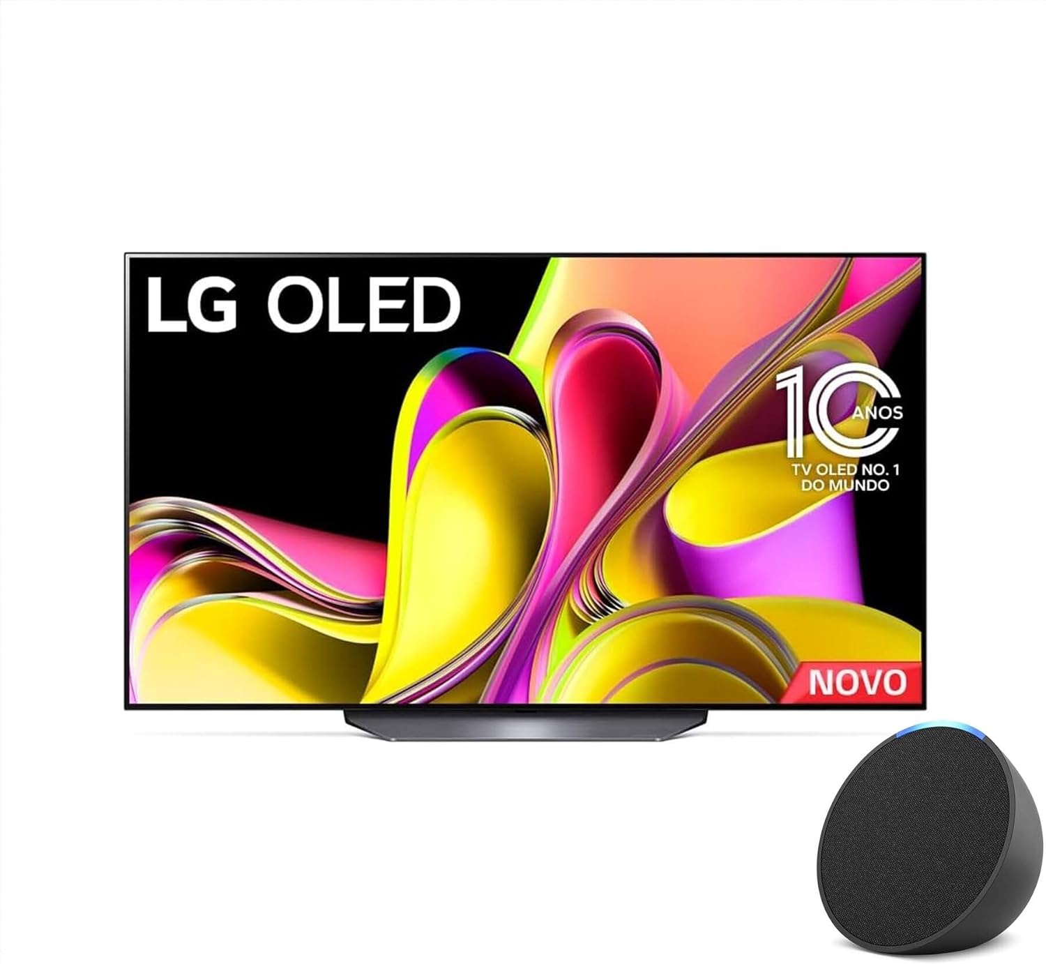 Smart TV LG OLED 55" 4K 120hz + Smart Speaker Echo Pop Economizzando