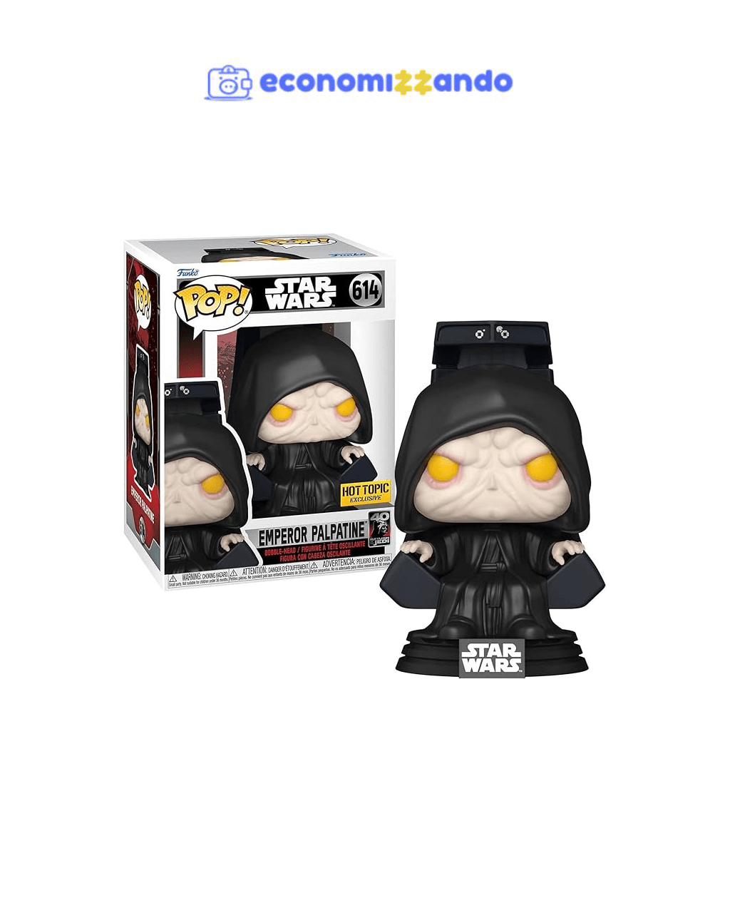 Boneco Funko Pop! Star Wars - Imperador Palpatine