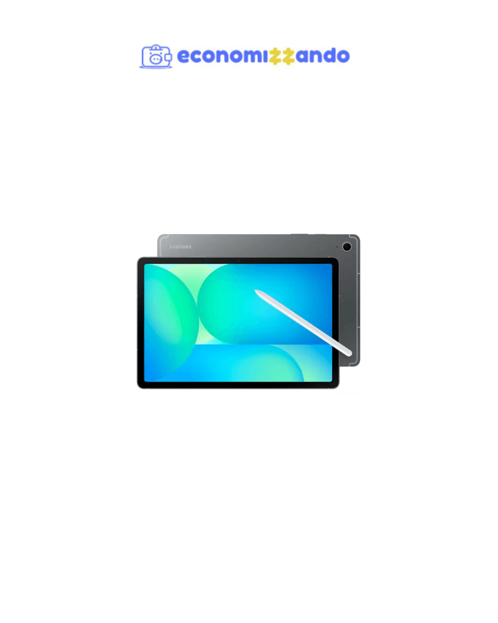 Tablet Samsung Galaxy Tab S10 FE com Capa e Caneta S Pen 4GB RAM 128GB