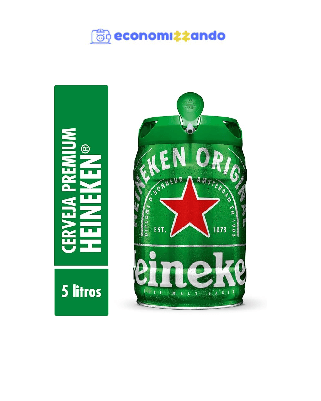 Heineken Cerveja Barril 5L