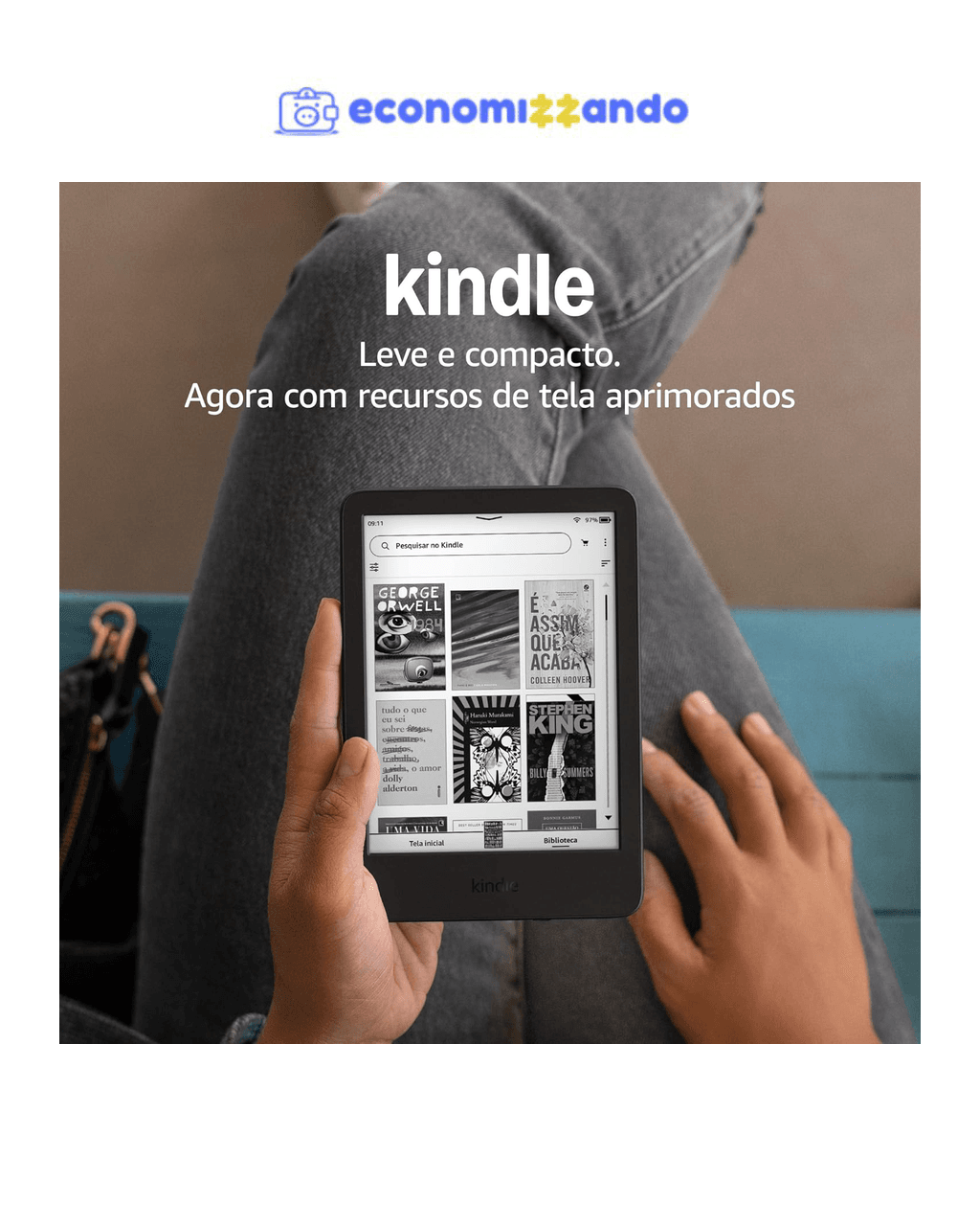 Kindle 16 GB - modelo mais recente 