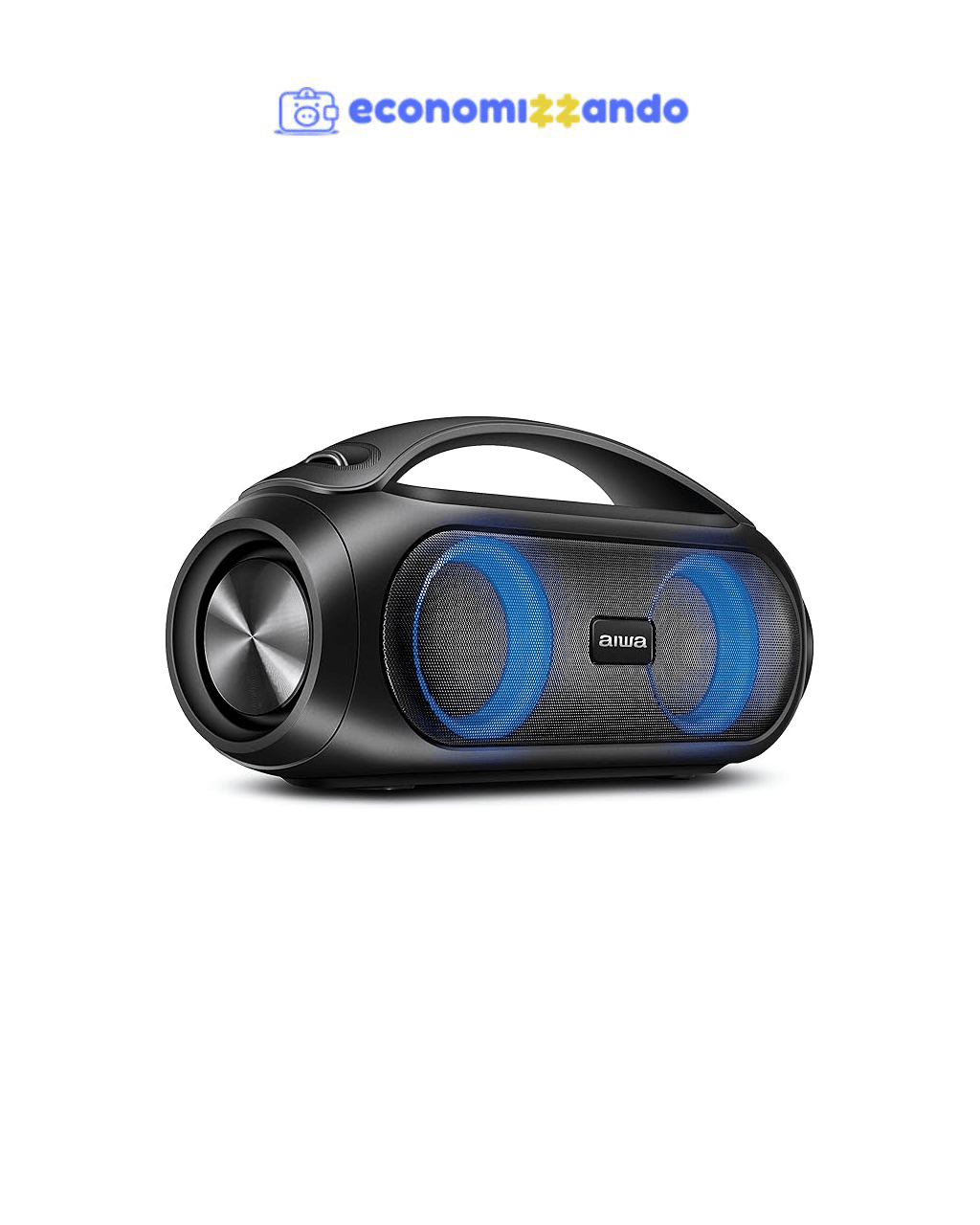 Caixa de Som Boombox AIWA BBS-02A 50W Bluetooth 8H IPX5