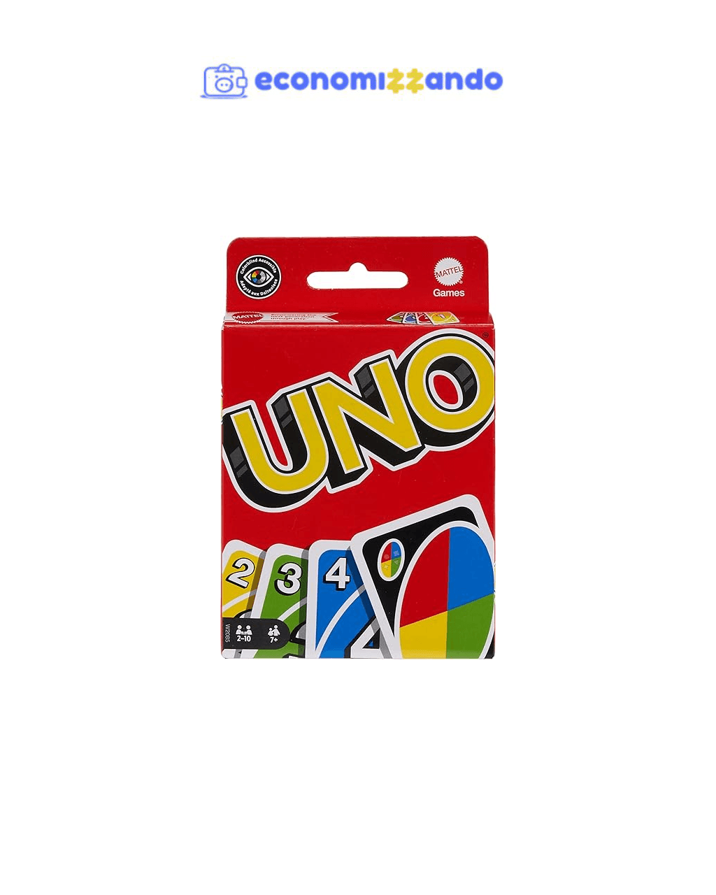 UNO Jogo de Cartas Original para crianças a partir de 7 anos