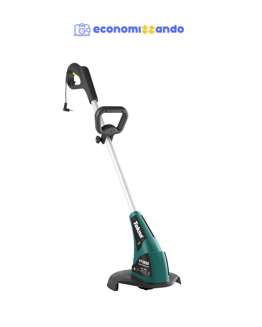 Aparador Cortador Grama Elétrico 1800w 28cm 220v Tt18002 Tekna - Fio Duplo