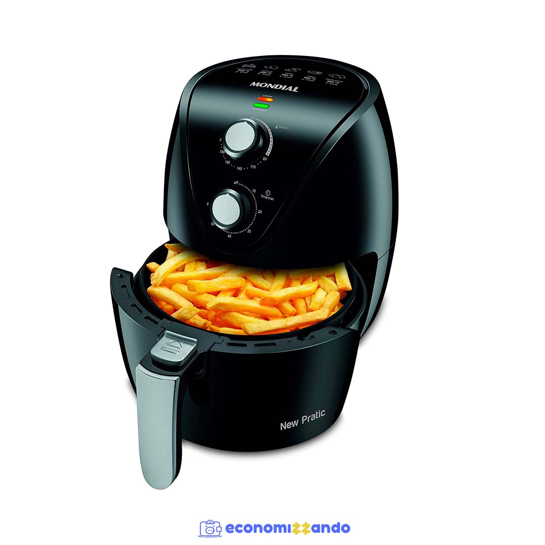 Fritadeira Sem Óleo Air Fryer 3,5L Mondial AF31 AIR FRYER NEW PRATIC