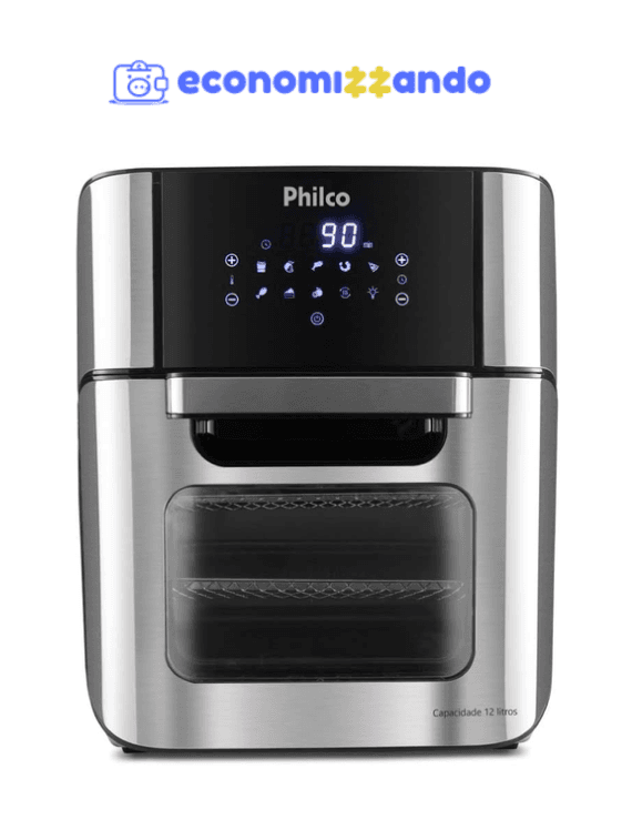 Fritadeira Philco Air Fryer Oven 12L PFR2200P - 127V