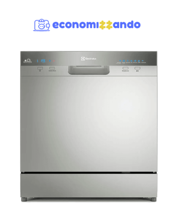 Lava-Louças Electrolux 8 Serviços Inox com Função Higienizar (LL08S)