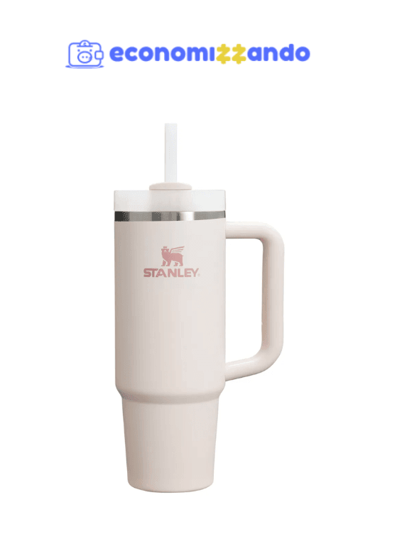 Copo Térmico Quencher Quartzo Rosa Stanley | 887ML